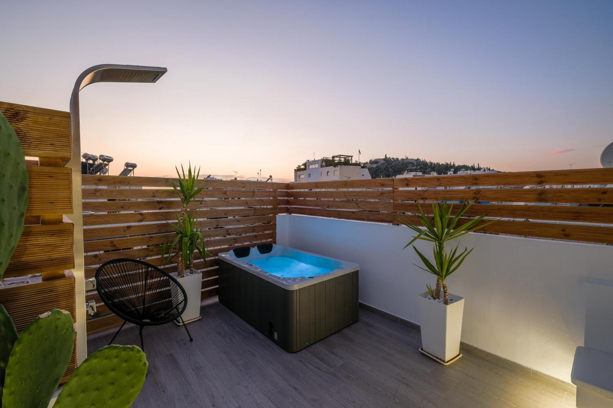 Acropolis View With Jacuzzi Atenas Exterior foto