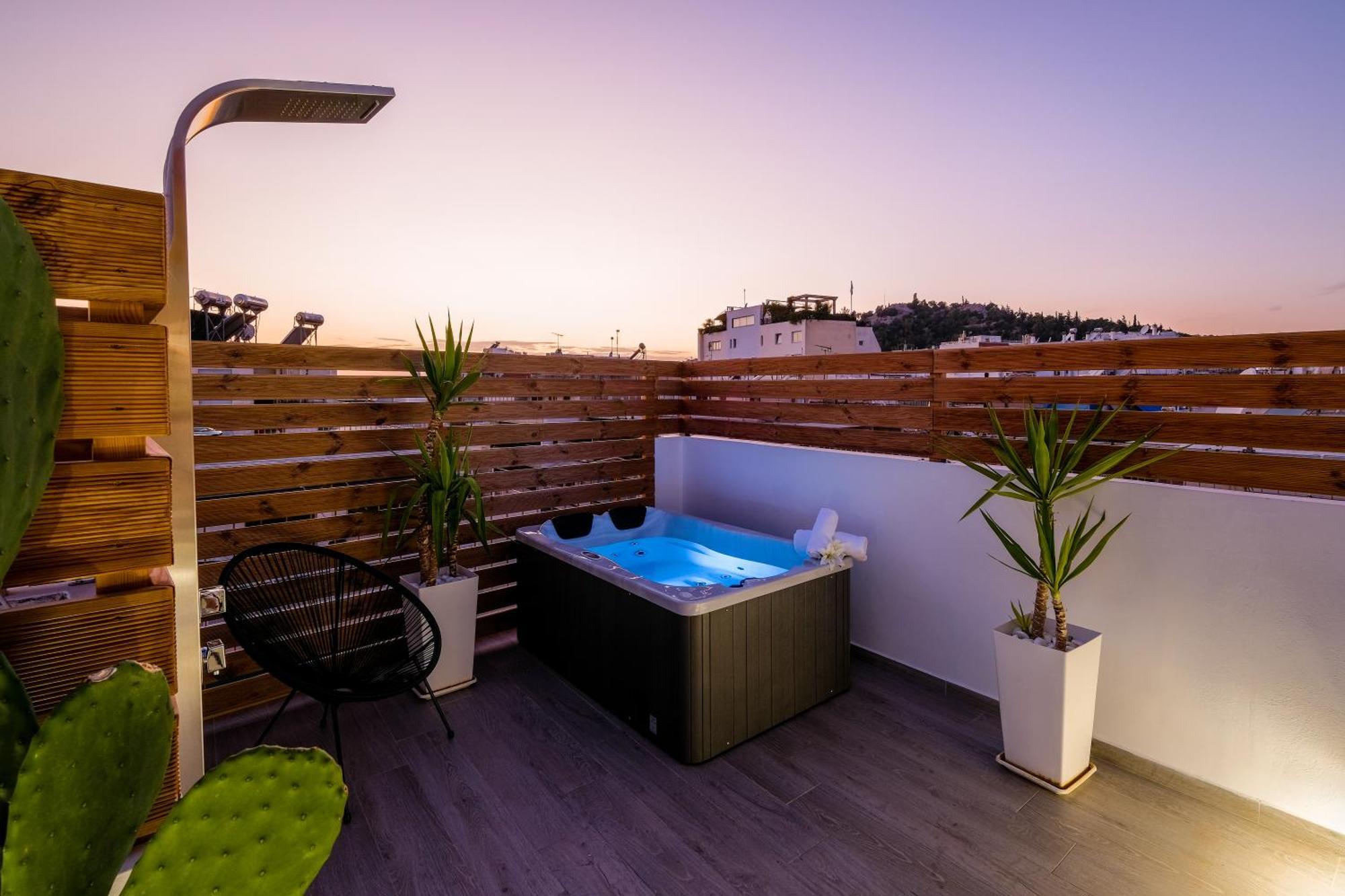 Acropolis View With Jacuzzi Atenas Exterior foto