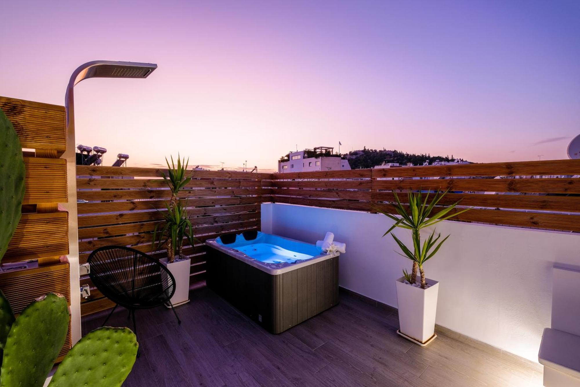 Acropolis View With Jacuzzi Atenas Exterior foto